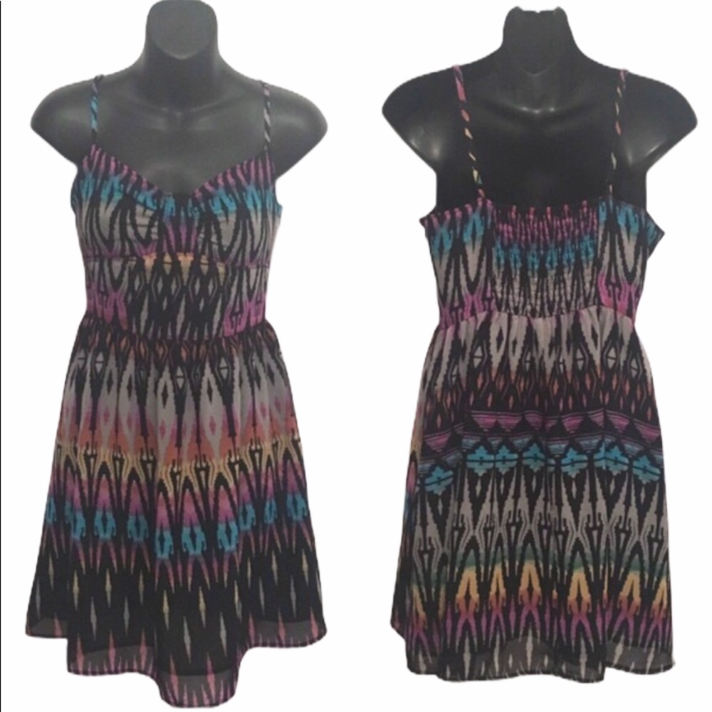 Aztec Print Dress